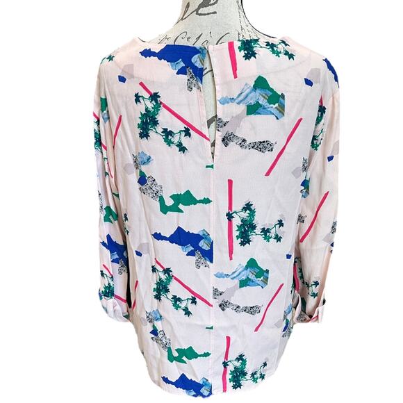 & Other Stories Abstract Art Blouse - Picture 2 of 6